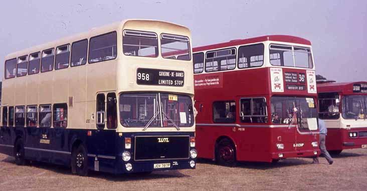 West Midlands PTE Volvo Ailsa Alexander 4787 & London Transport MCW Metro Scania MD30